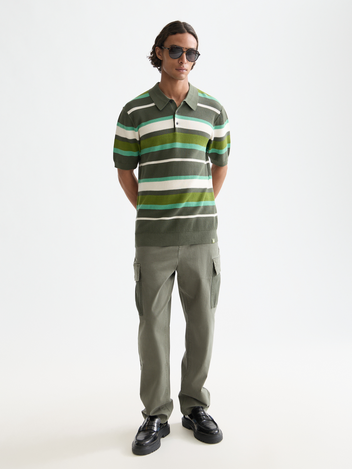 Knitted striped polo - Scotch & Soda AU