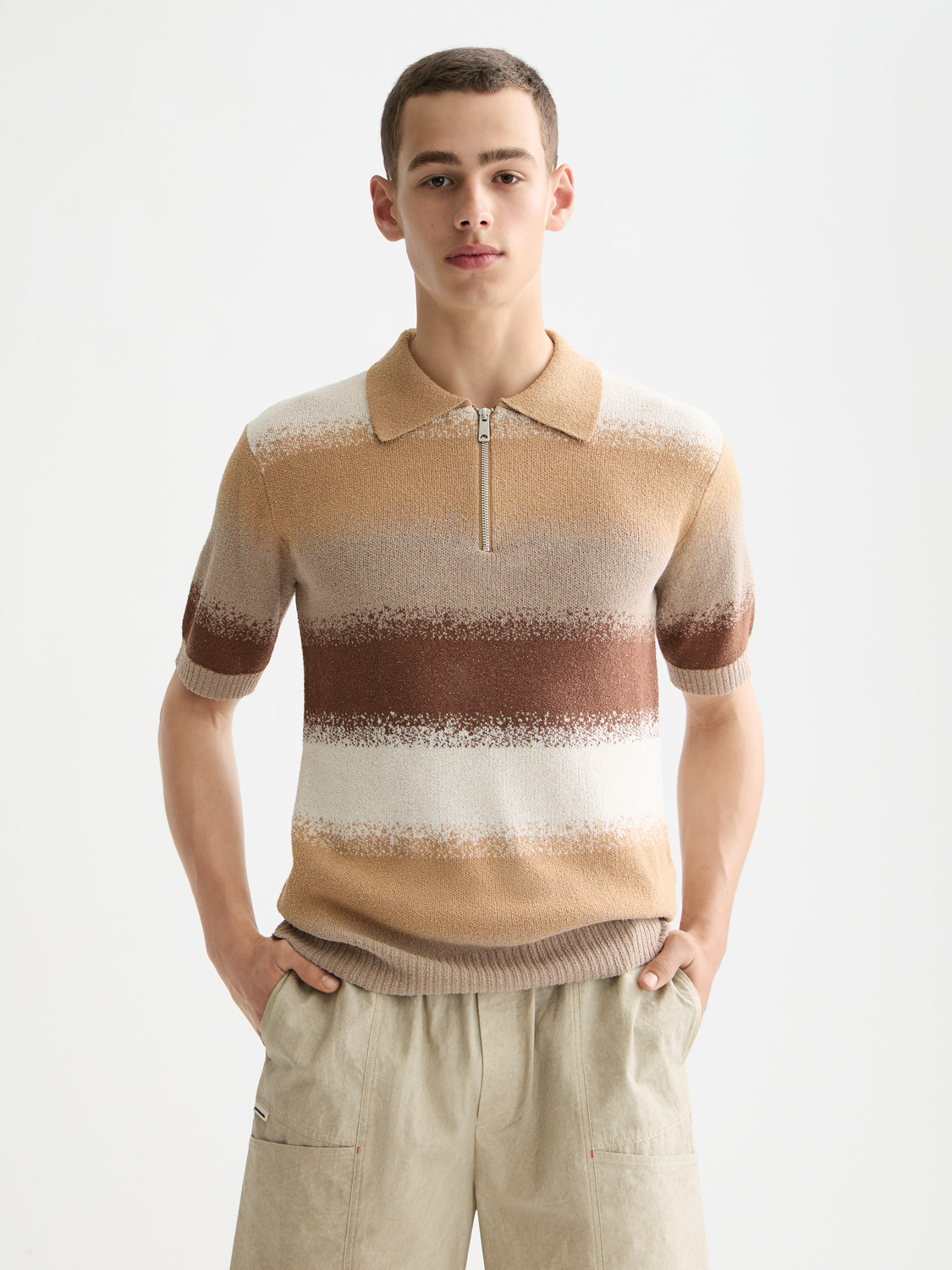 Knitted gradient polo - Scotch & Soda AU