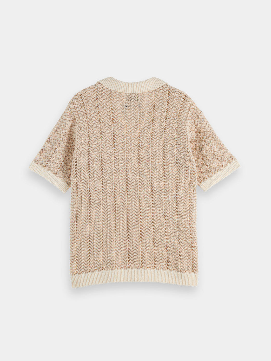 Knitted v-neck polo - Scotch & Soda AU