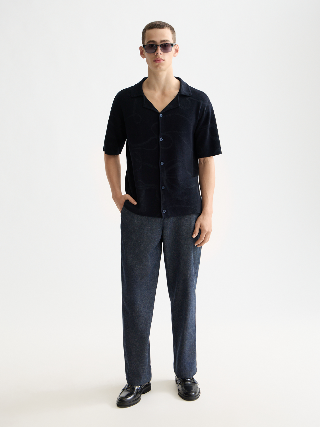 Jacquard short sleeved shirt - Scotch & Soda AU