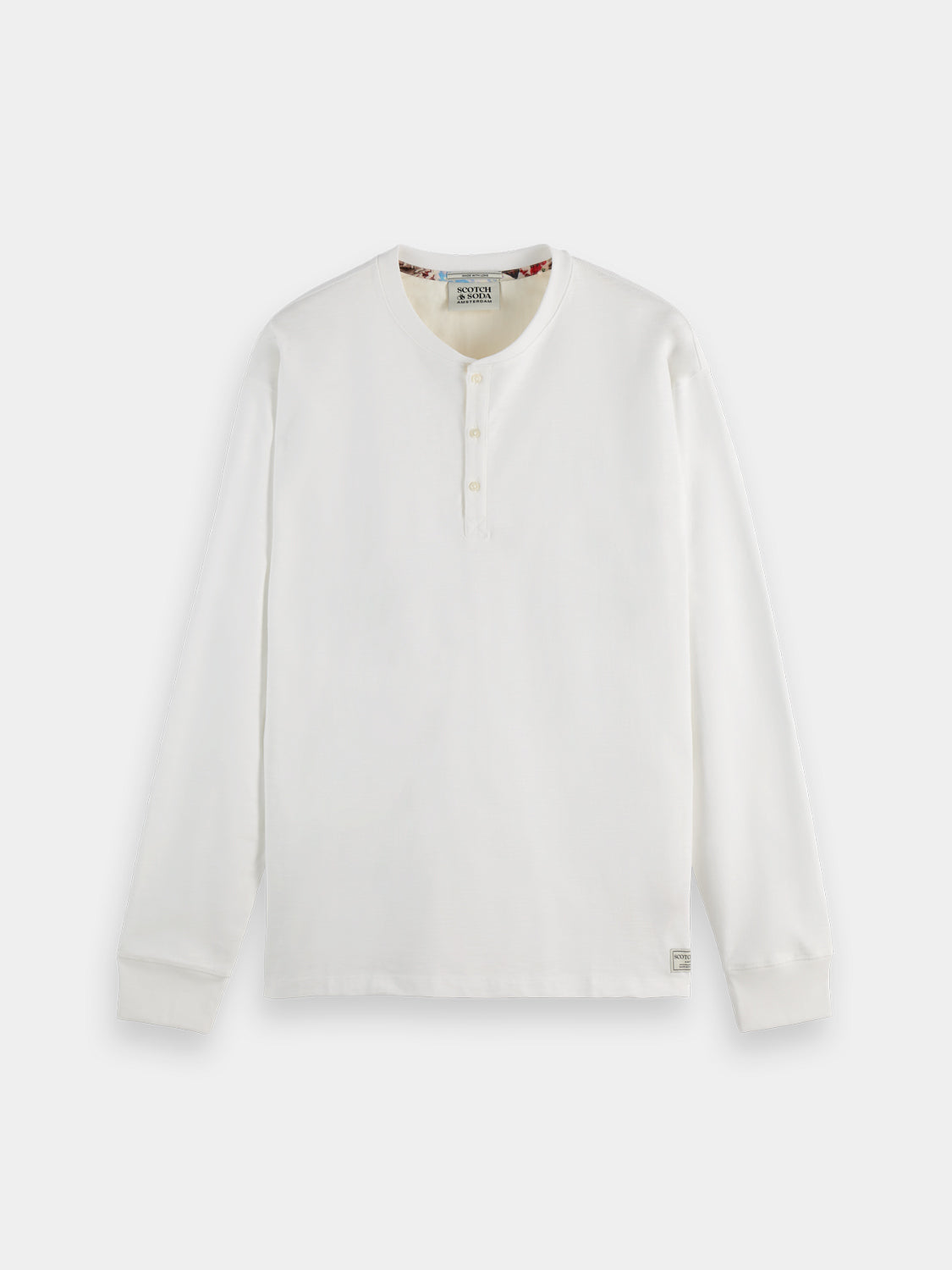 Slub Henley shirt - Scotch & Soda AU