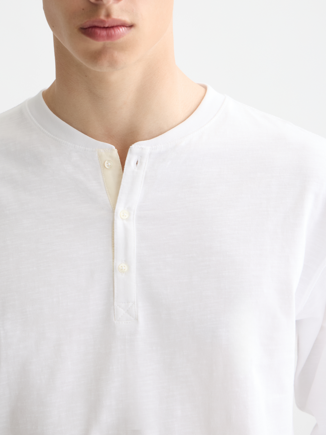 Slub Henley shirt - Scotch & Soda AU