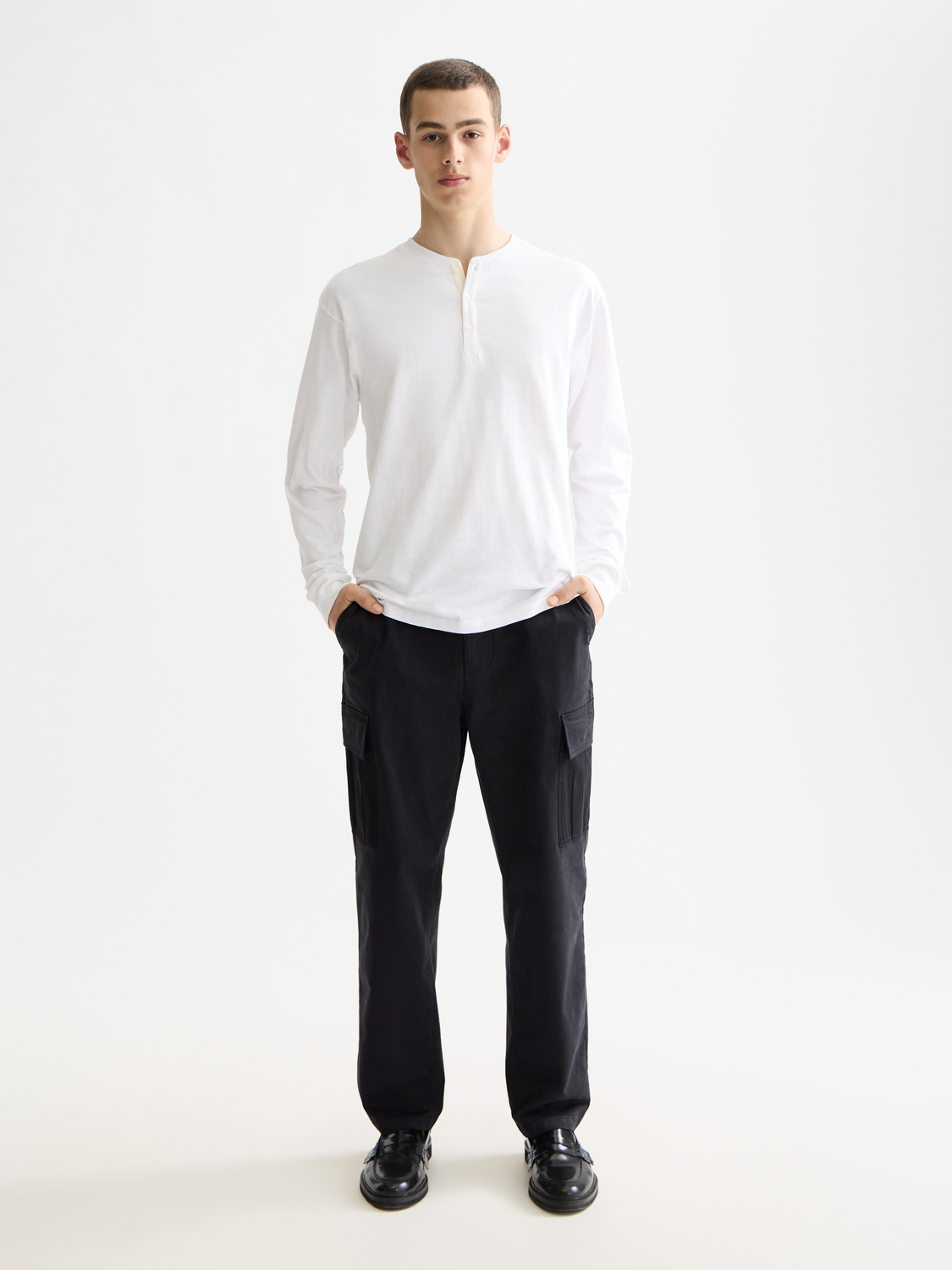 Slub Henley shirt - Scotch & Soda AU