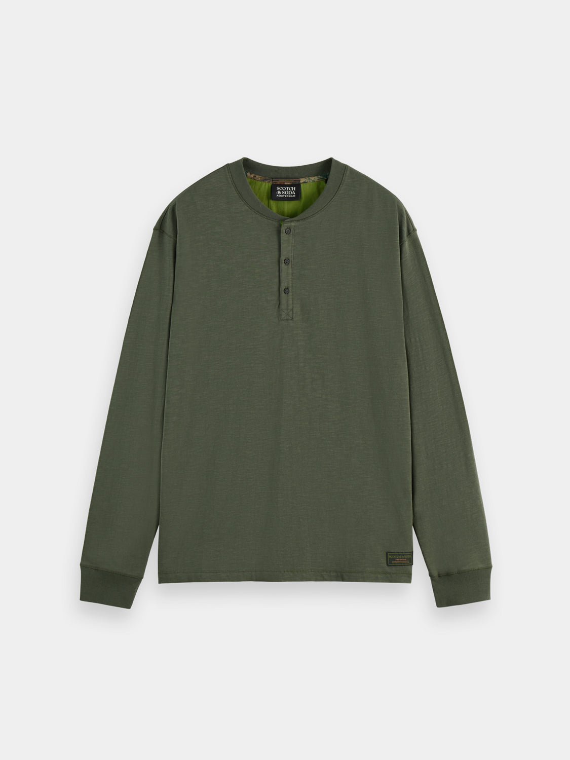Slub Henley shirt - Scotch & Soda AU