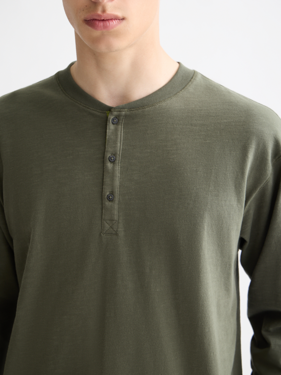 Slub Henley shirt - Scotch & Soda AU
