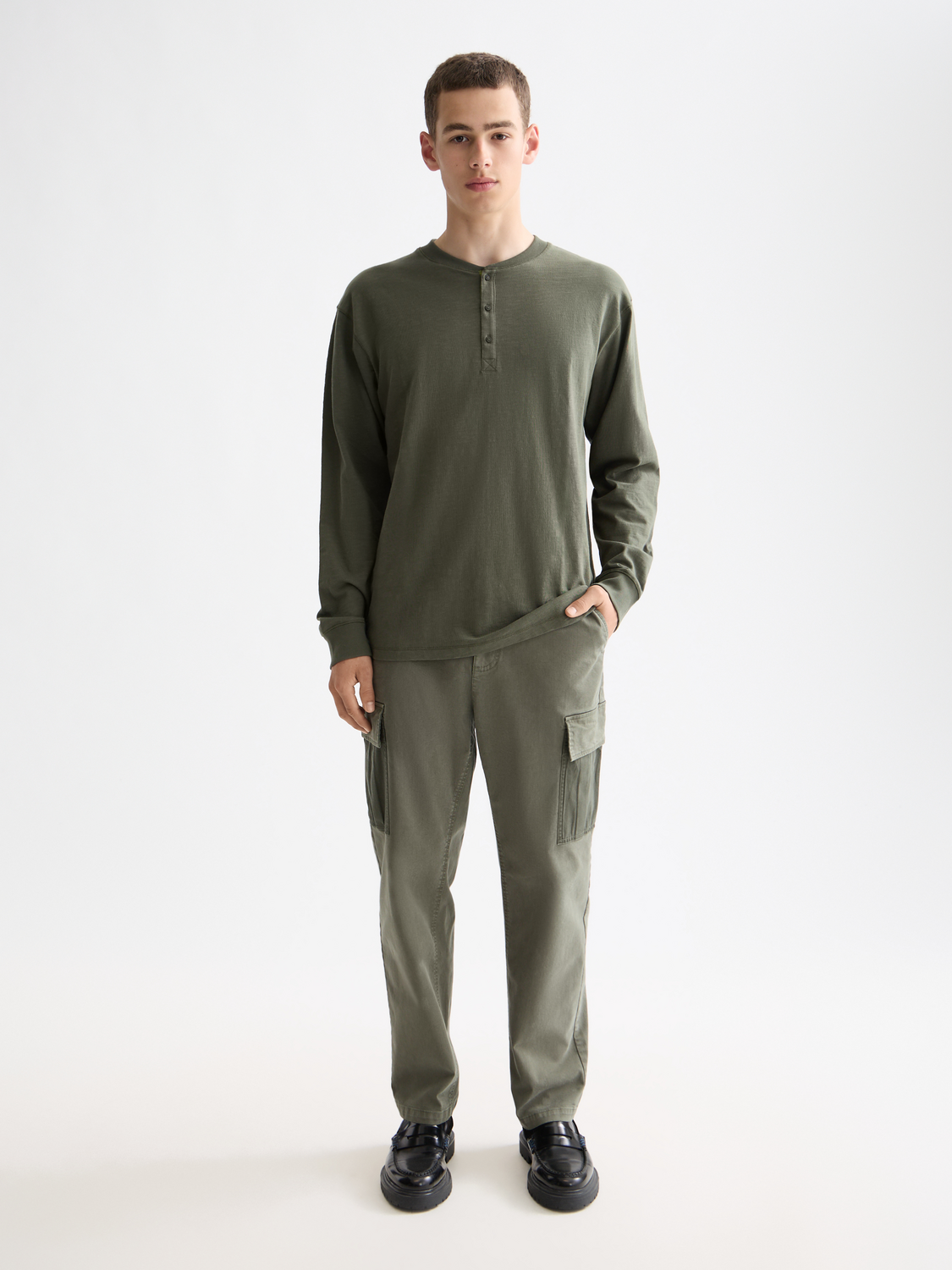 Slub Henley shirt - Scotch & Soda AU