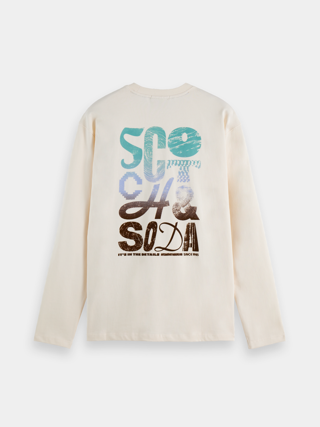 Long sleeved artwork t-shirt - Scotch & Soda AU