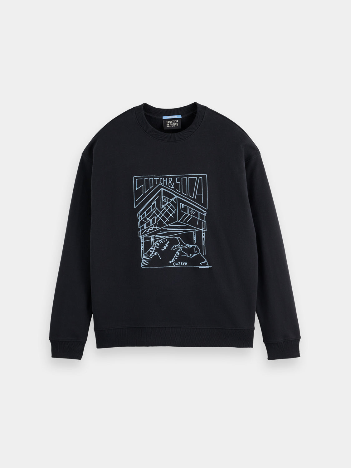 Chest logo sweatshirt - Scotch & Soda AU