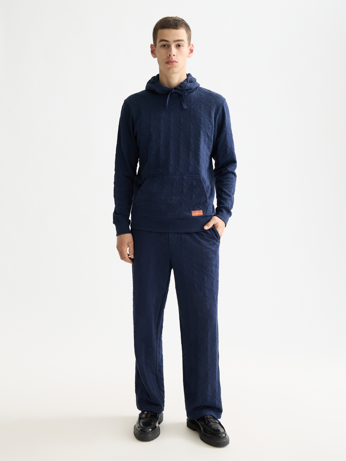 Jacquard terry hoodie - Scotch & Soda AU