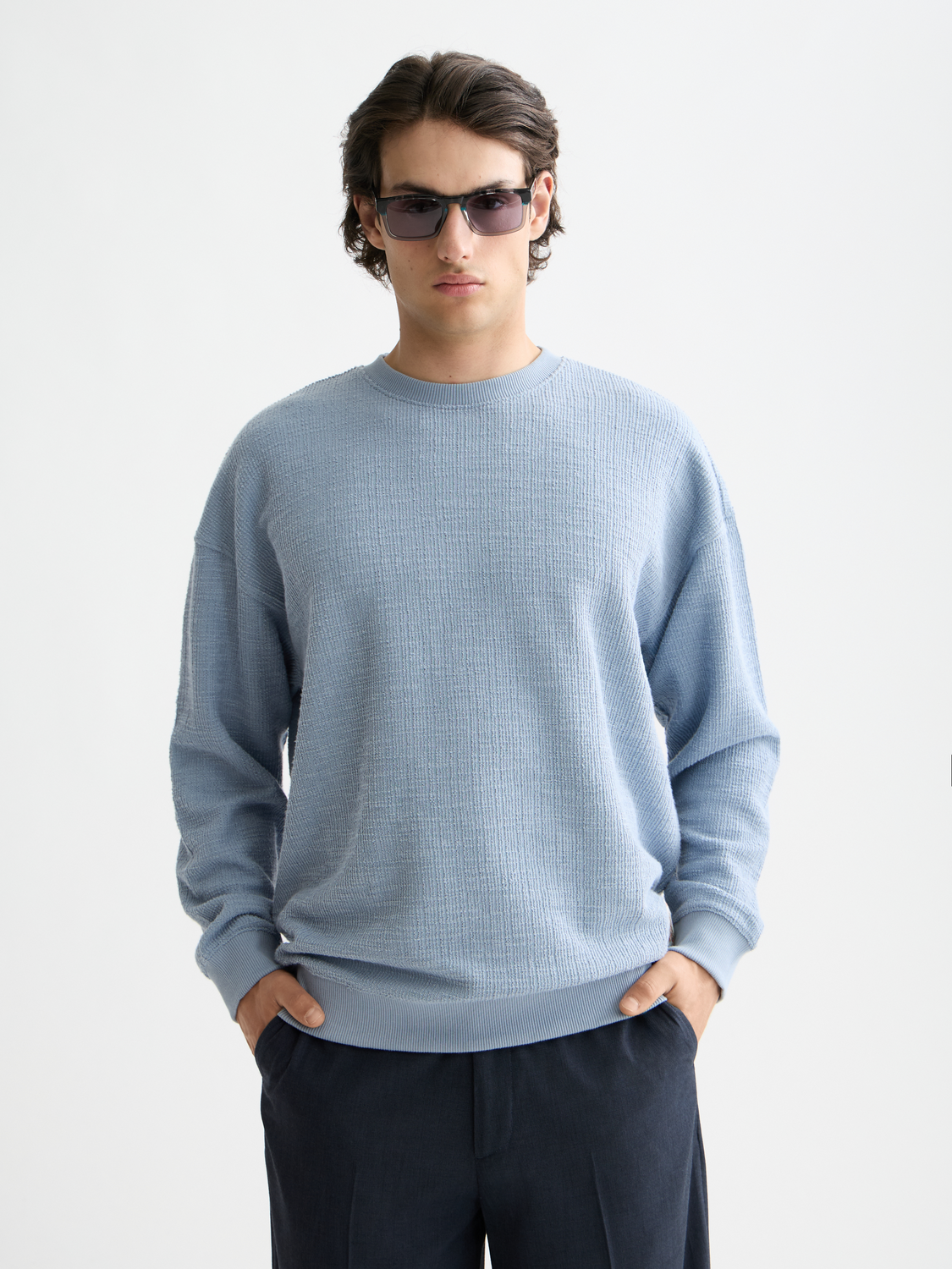 Textured sweatshirt - Scotch & Soda AU