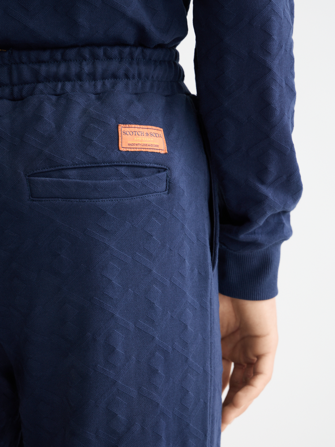 Jacquard terry sweatpants - Scotch & Soda AU