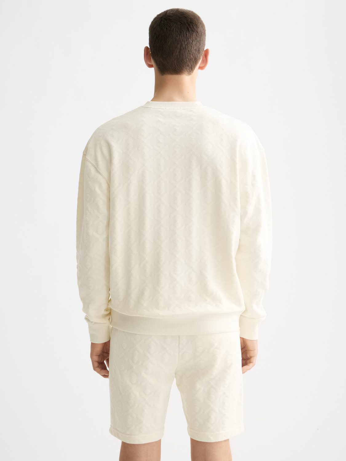 Jacquard terry sweatshirt - Scotch & Soda AU