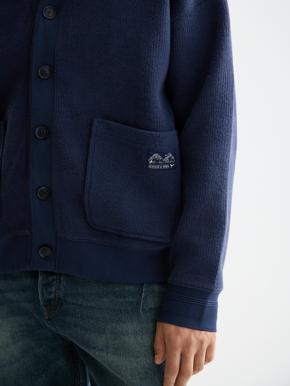 Button down sweatshirt - Scotch & Soda AU