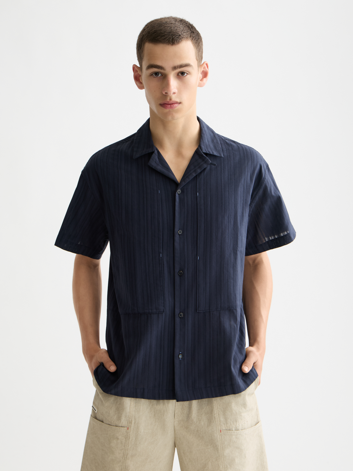 Striped short sleeved shirt - Scotch & Soda AU
