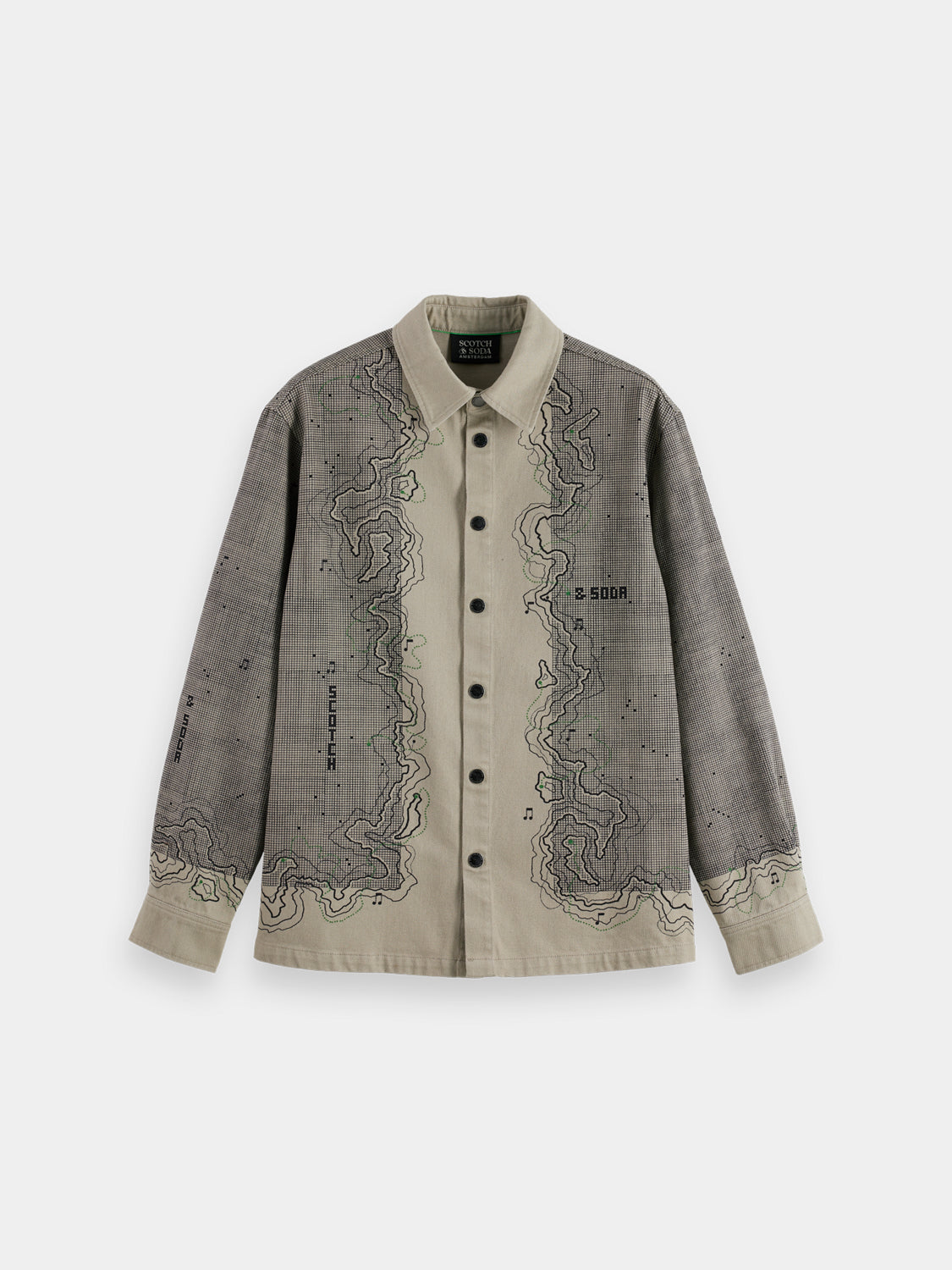 Placement graphic overshirt - Scotch & Soda AU