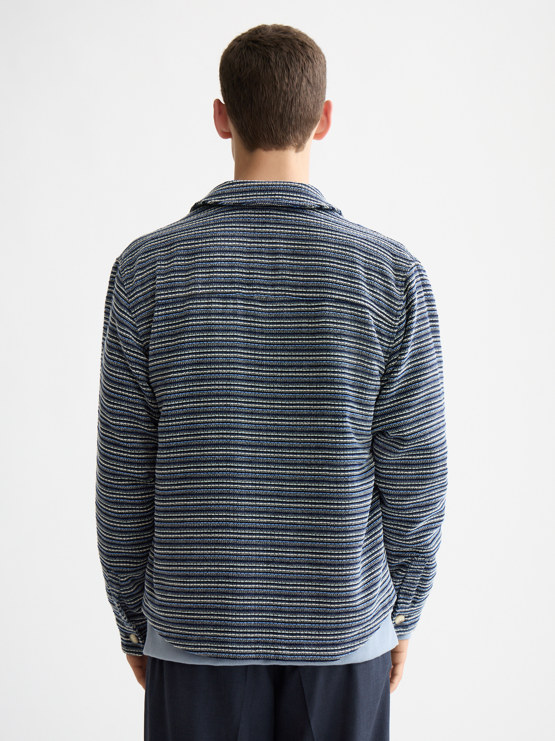 Structured striped overshirt - Scotch & Soda AU