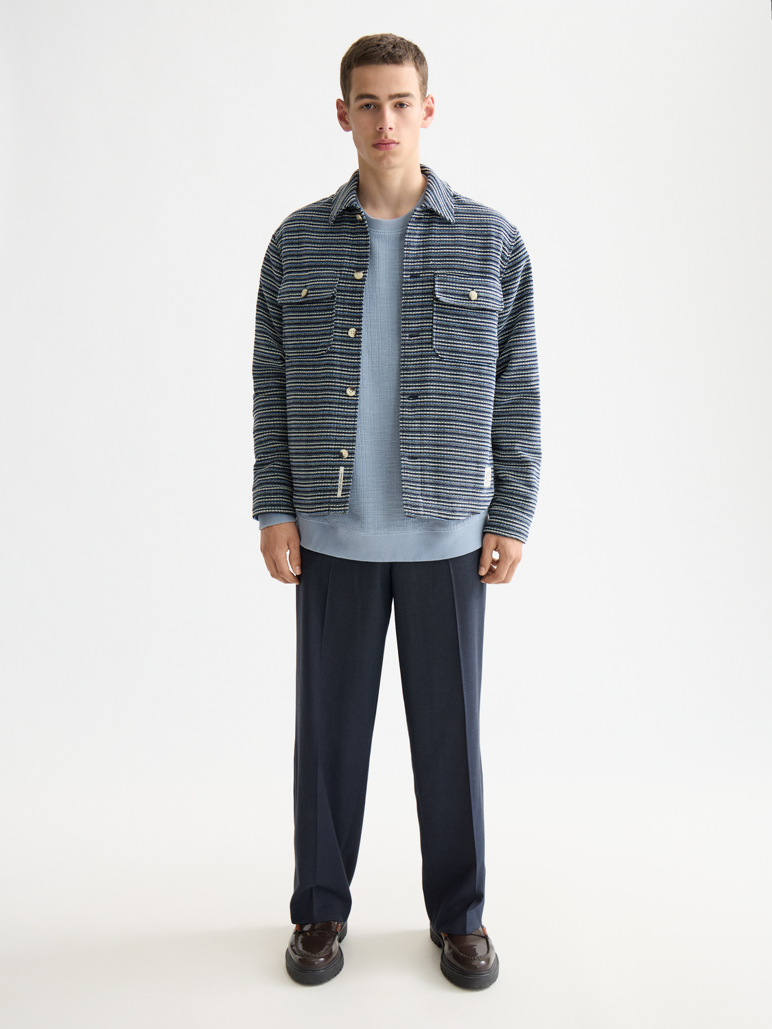 Structured striped overshirt - Scotch & Soda AU