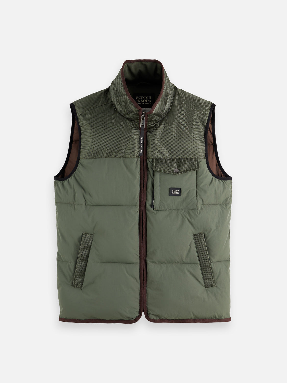 Hooded puffer vest - Scotch & Soda AU