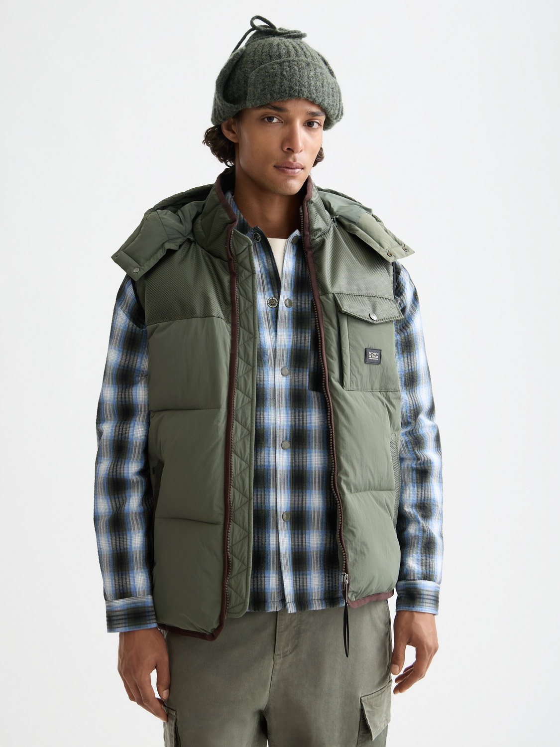 Hooded puffer vest - Scotch & Soda AU