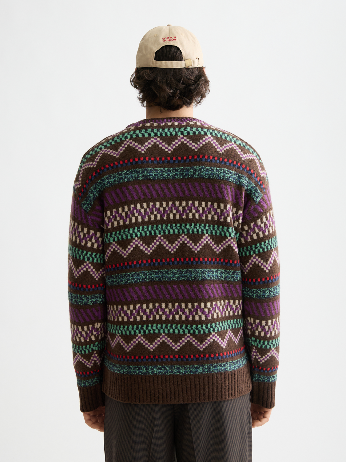 Jacquard knitted pullover - Scotch & Soda AU