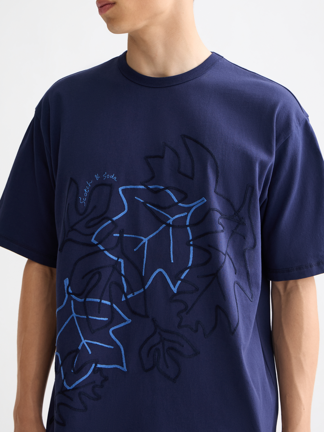 Embroidered t-shirt - Scotch & Soda AU