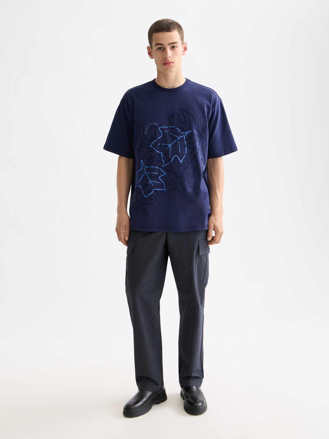 Embroidered t-shirt - Scotch & Soda AU