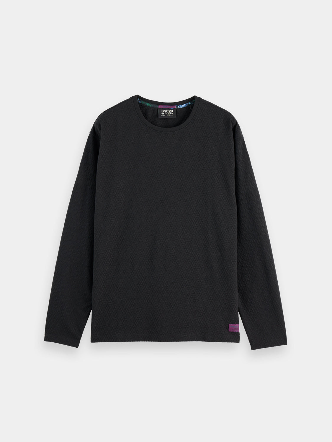 Jacquard long sleeved t-shirt - Scotch & Soda AU