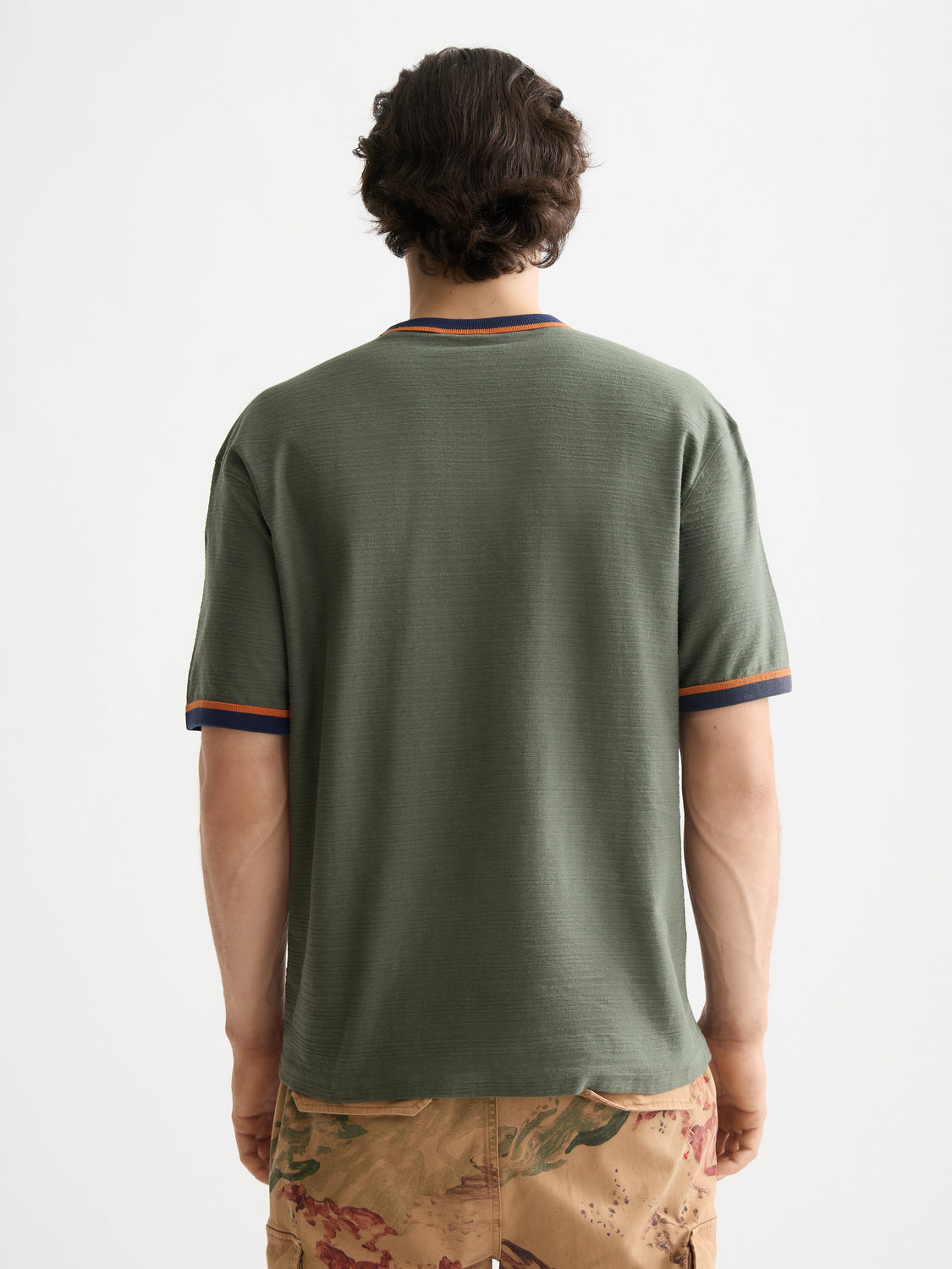 Bound neckline t-shirt - Scotch & Soda AU