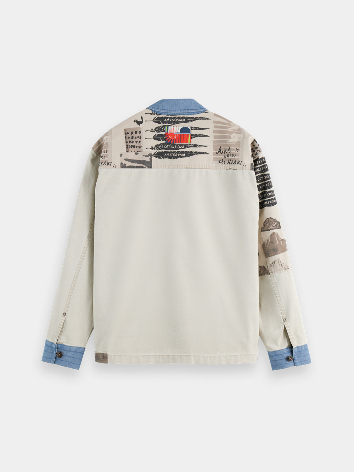Printed worker jacket - Scotch & Soda AU