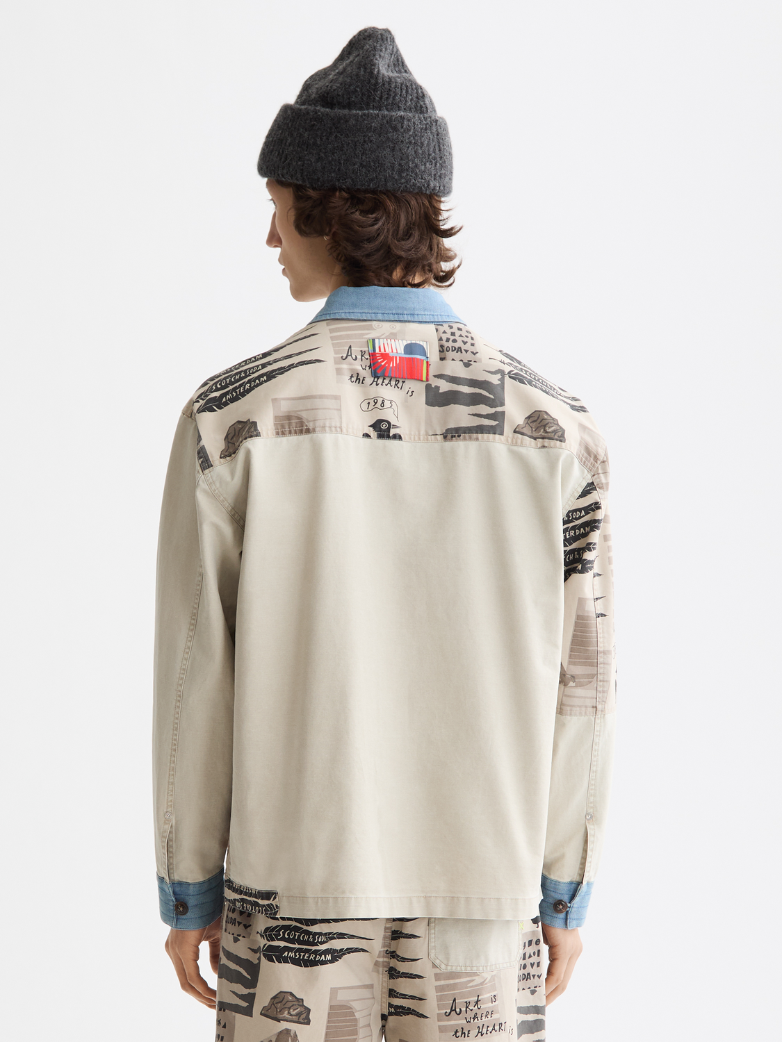 Printed worker jacket - Scotch & Soda AU