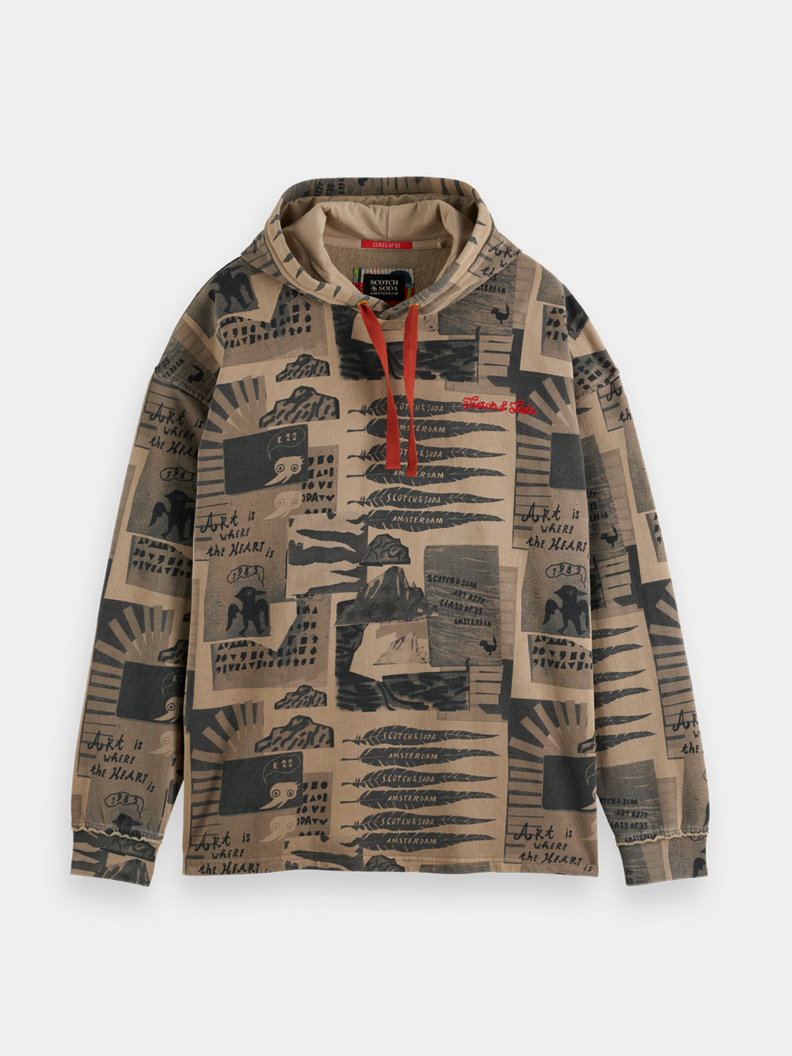 Printed hoodie - Scotch & Soda AU
