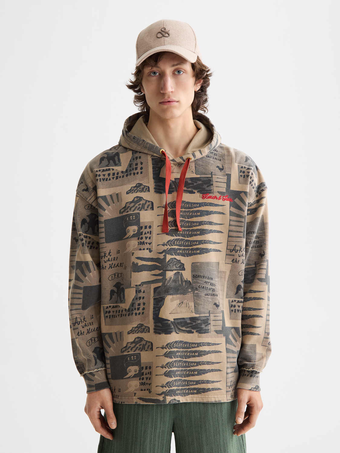 Printed hoodie - Scotch & Soda AU