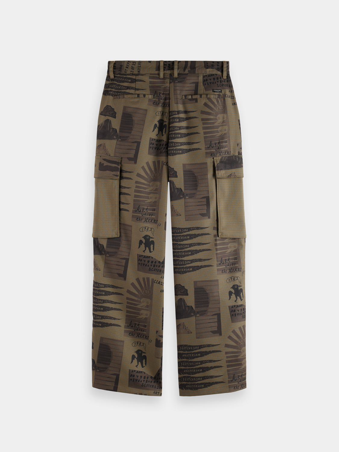 Printed cargo pants - Scotch & Soda AU