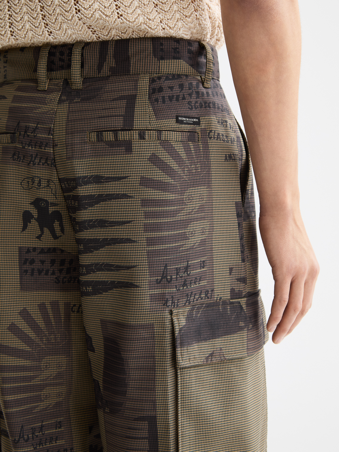 Printed cargo pants - Scotch & Soda AU