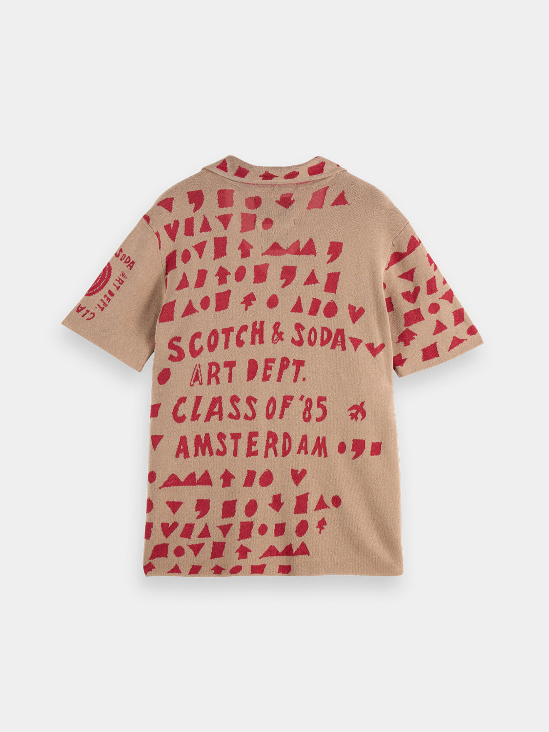 Jacquard knitted shirt - Scotch & Soda AU