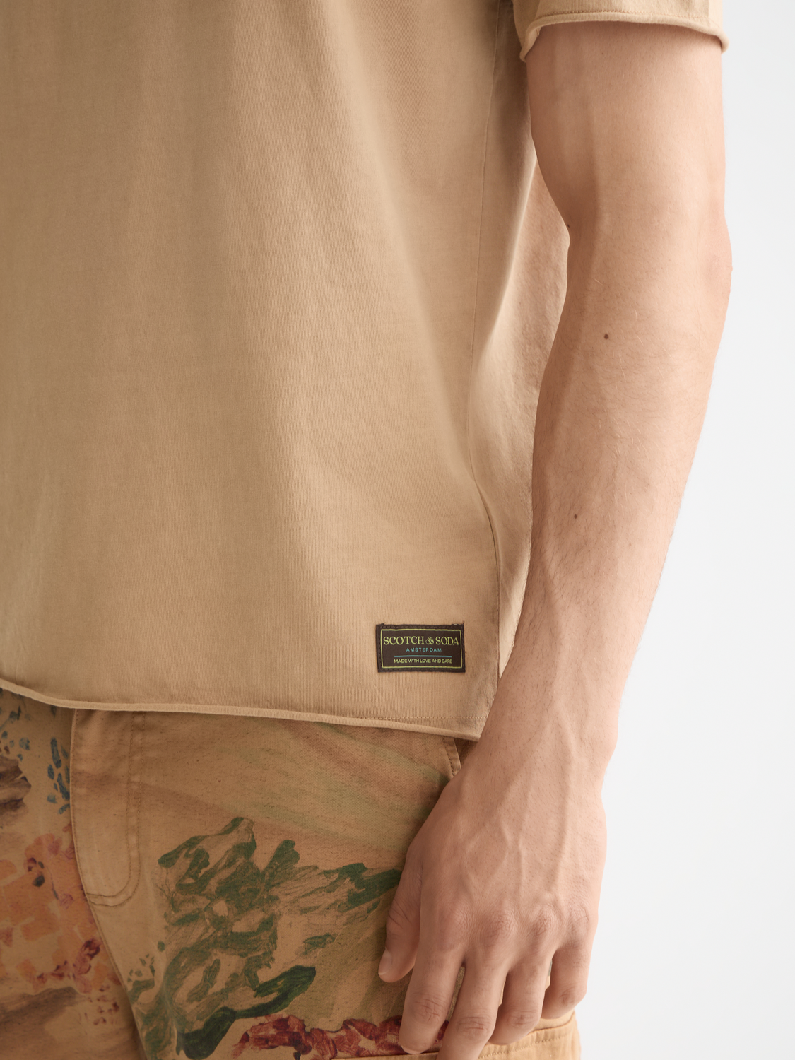Raw edge t-shirt - Scotch & Soda AU
