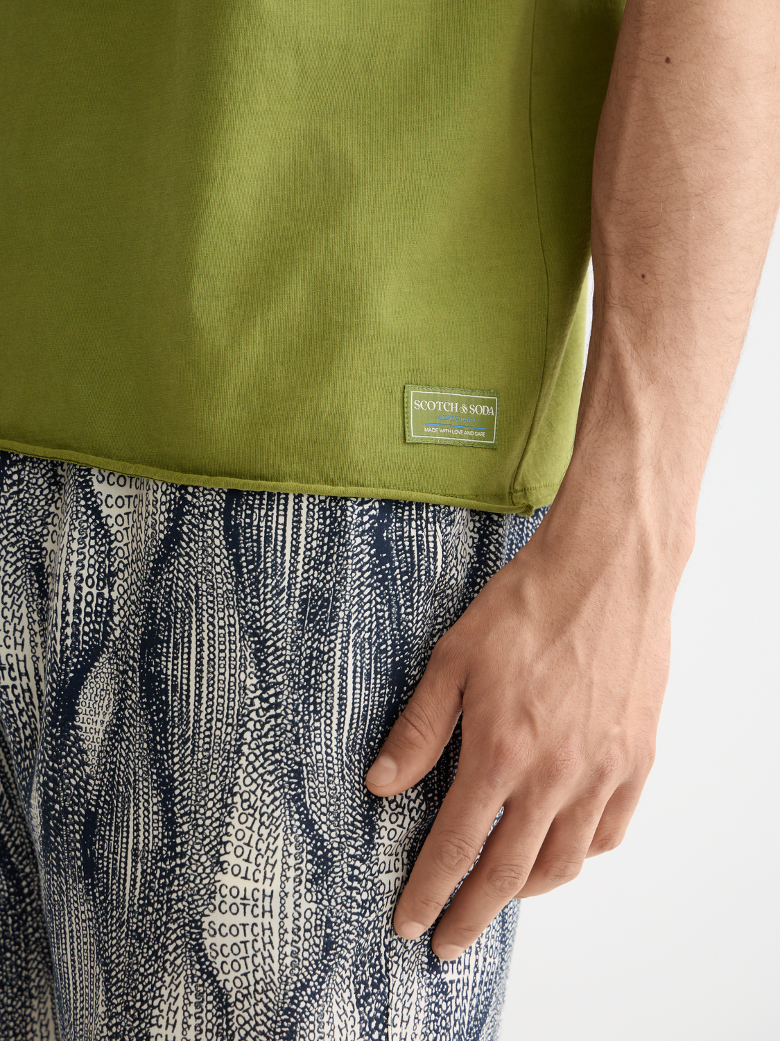 Raw edge t-shirt - Scotch & Soda AU