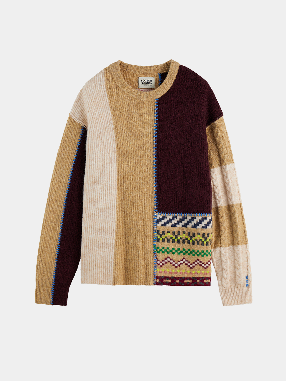 Patchwork pullover - Scotch & Soda AU