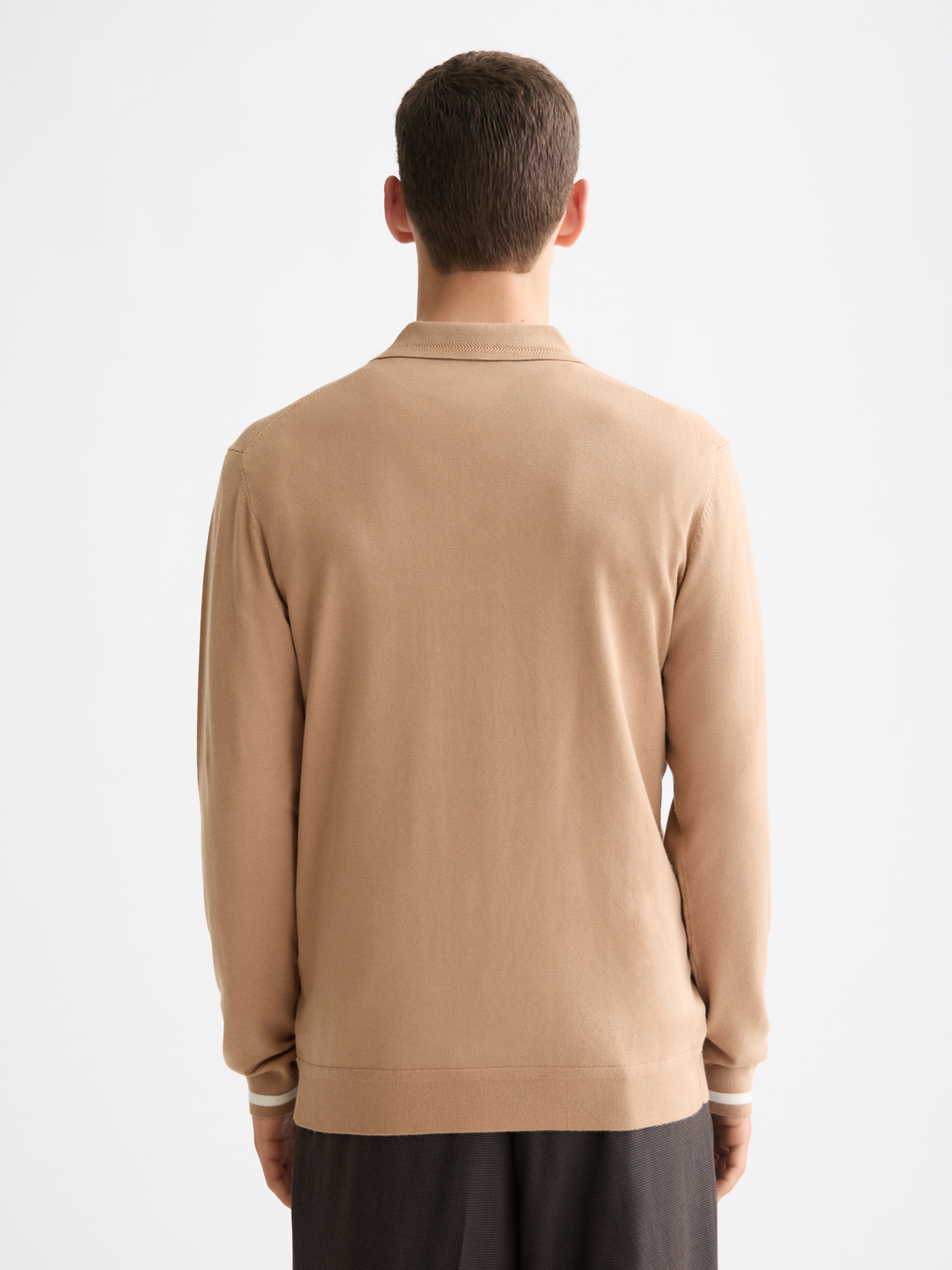 Knitted long sleeved polo - Scotch & Soda AU
