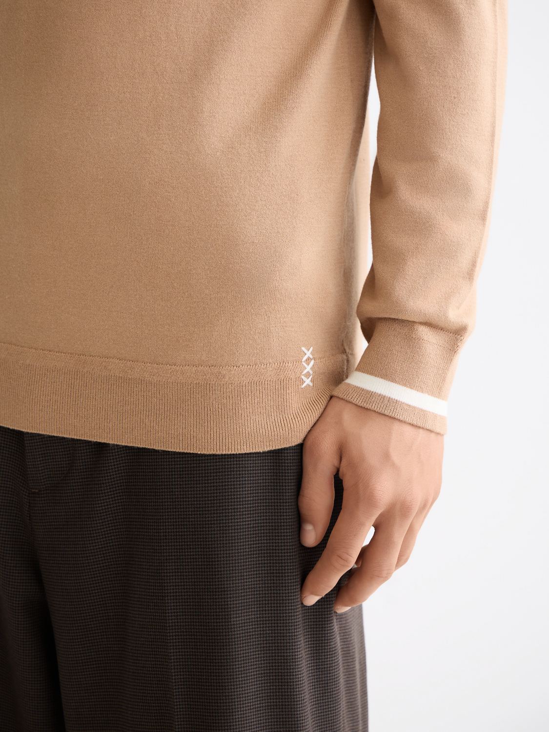 Knitted long sleeved polo - Scotch & Soda AU