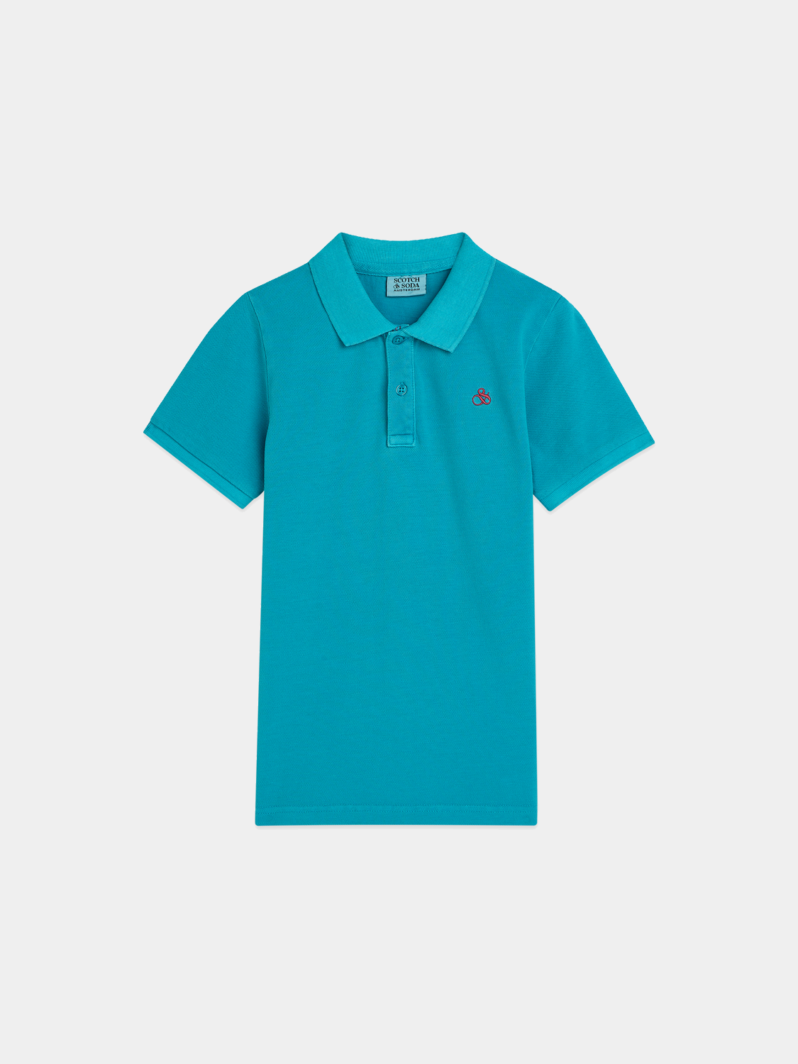 Kids - Garment-dyed pique polo - Scotch & Soda AU