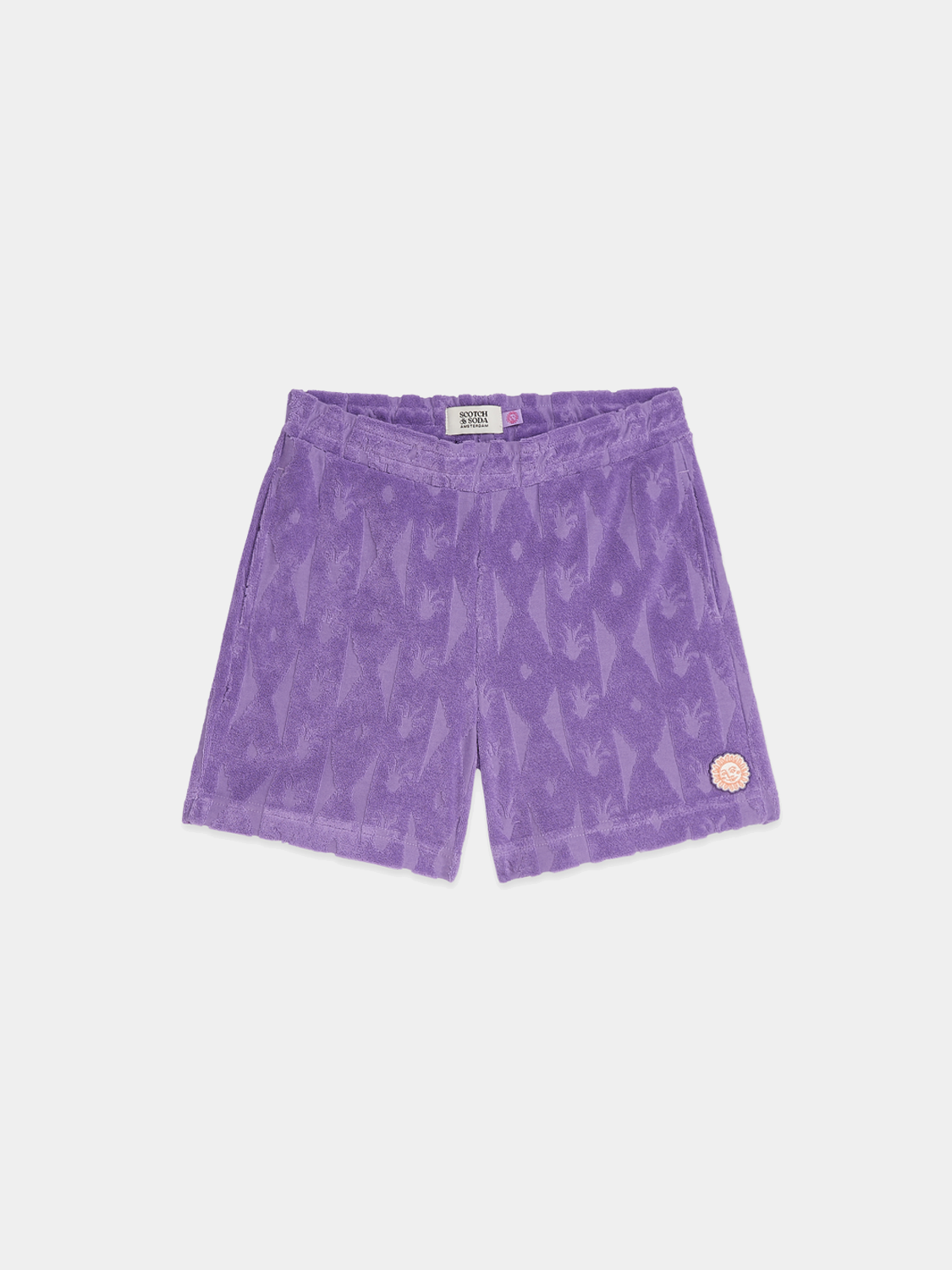 Kids - Jacquard towelling shorts - Scotch & Soda AU