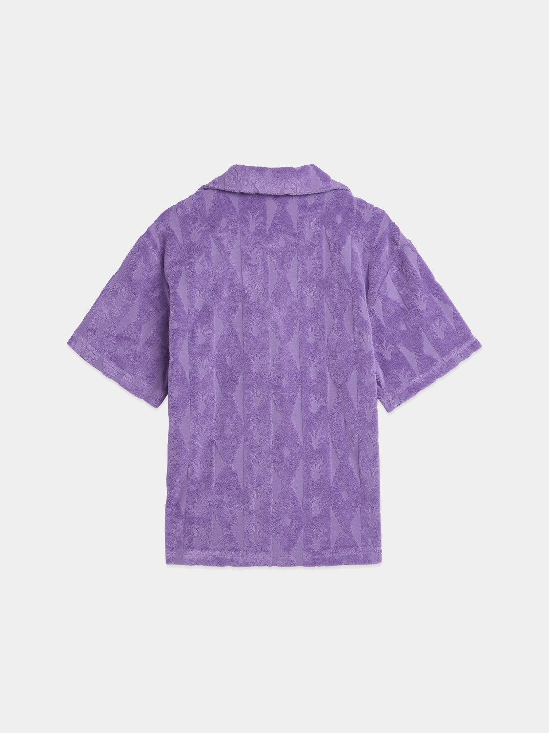 Kids - Jacquard towelling short sleeved shirt - Scotch & Soda AU