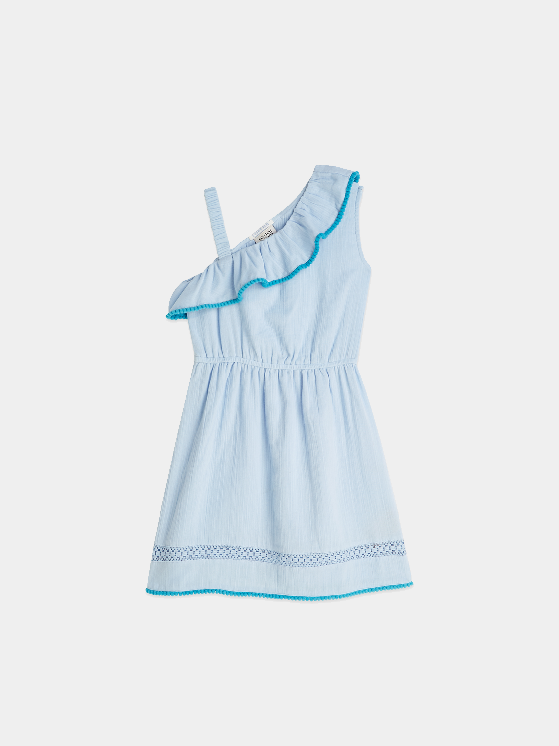 Kids - Asymmetrical ruffle dress - Scotch & Soda AU