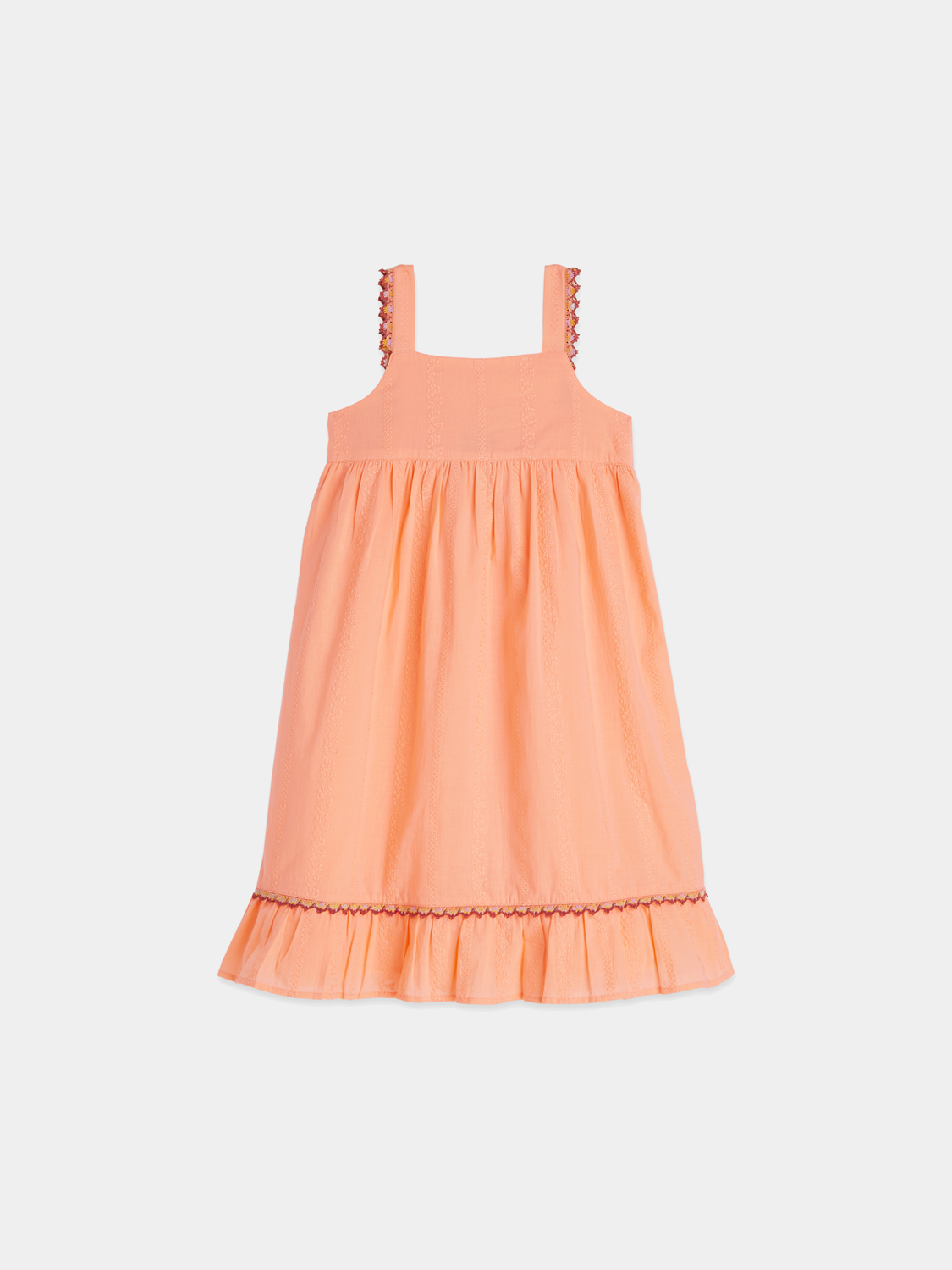 Kids - Embroidered striped dress - Scotch & Soda AU