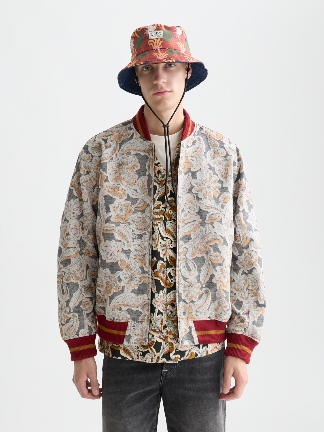 Jacquard souvenir jacket - Scotch & Soda AU