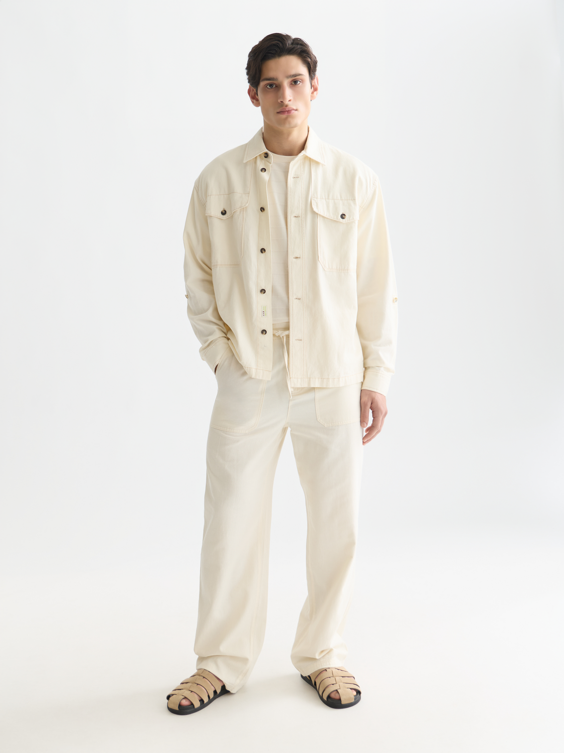 Cotton-linen overshirt - Scotch & Soda AU