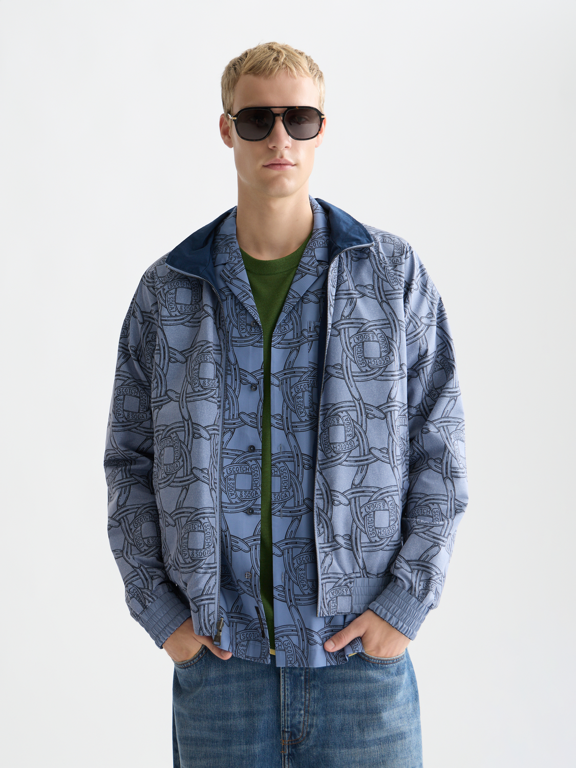 Reversible printed jacket - Scotch & Soda AU