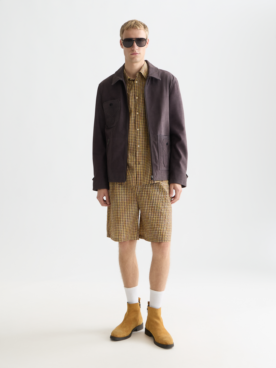 Suede leather jacket - Scotch & Soda AU