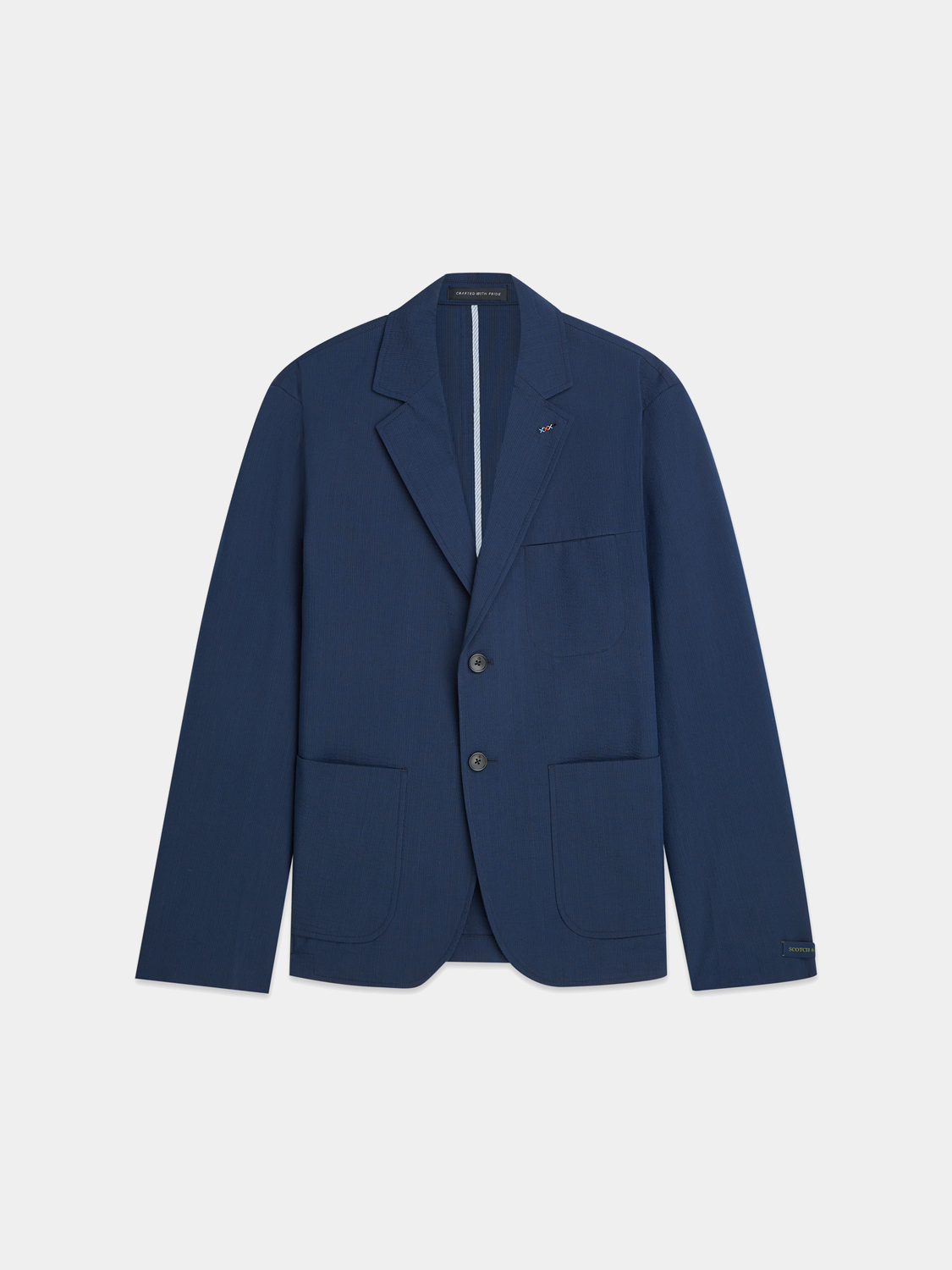 Unconstructed seersucker blazer - Scotch & Soda AU
